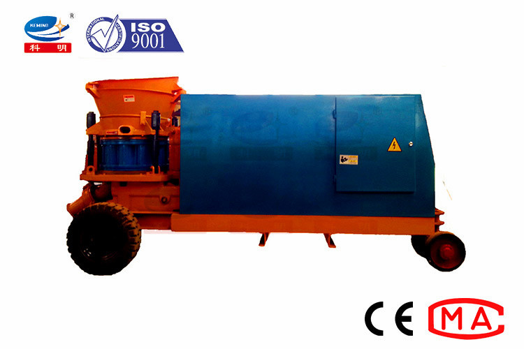 Half Wet Dry Shotcrete Machine Concrete Reinforcement Diesel Engine Driven