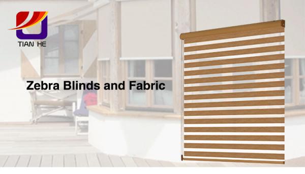 Customized Horizontal 100% Shading Rate zebra blinds fabric
