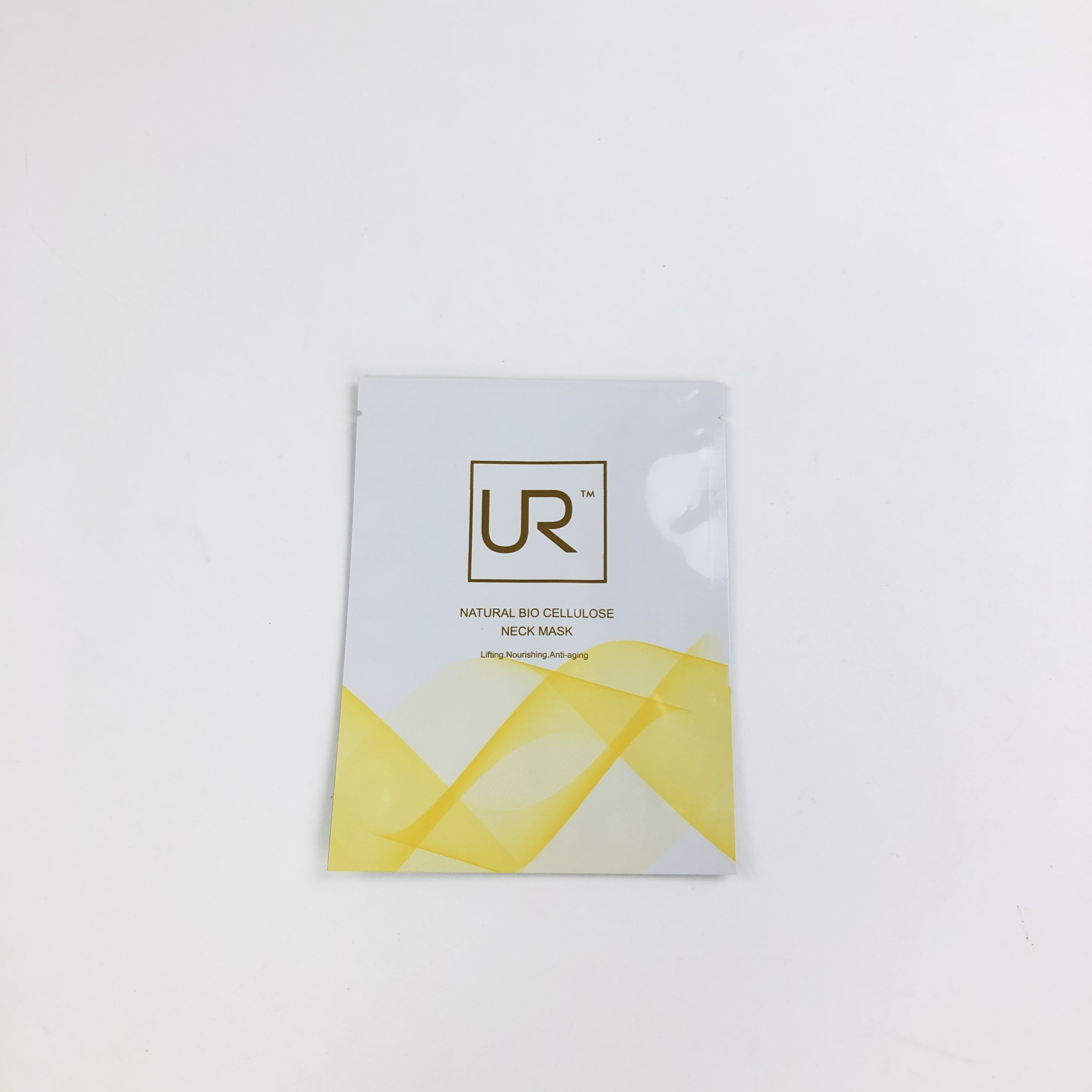 customized label 3 side heat seal flat mylar cosmetic cream packaging pouch