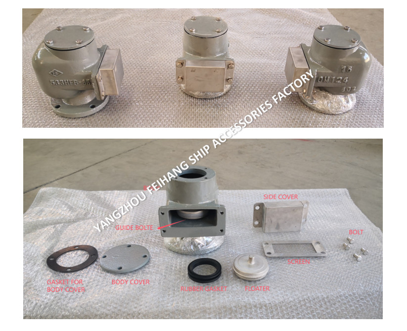 533HFB-65A AIR PIPE HEAD AND 533HFB-65A AIR VENT HEAD