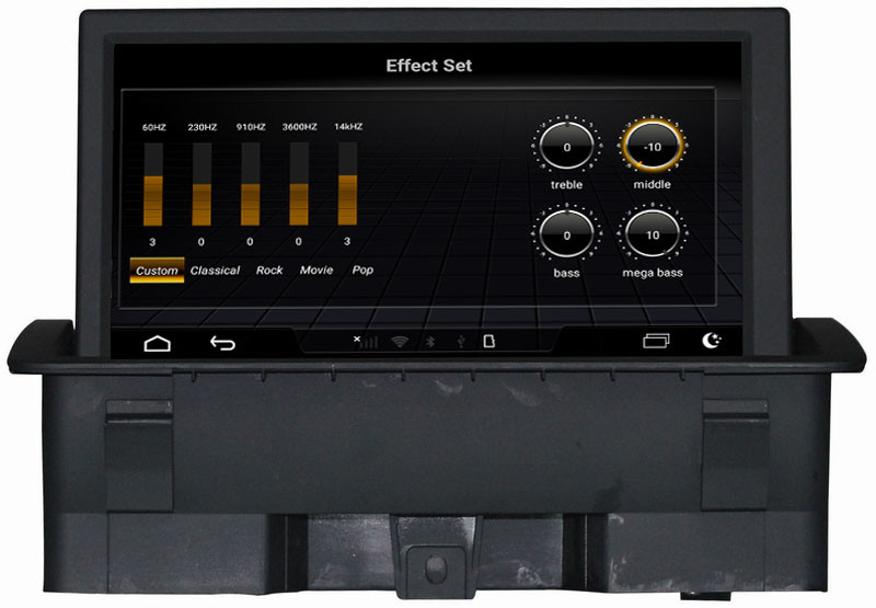 Ouchuangbo car radio gps navigation for Audi A1 2010-2016 support BT MP3 mirror link android 9.0 OS 4GB+64GB