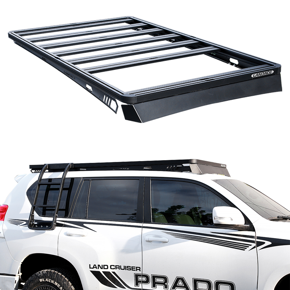 N.W. 32kg Black Aluminum Alloy Roof Rack for LC150 Heavy-Duty Construction