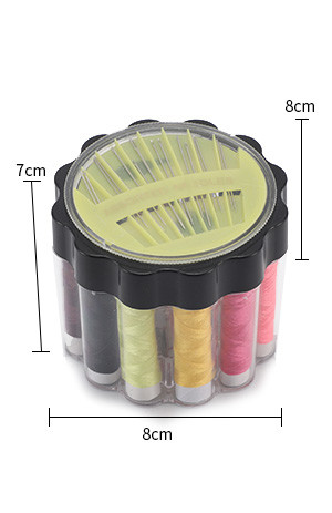 small Sewing Box kit Plastic tool Sewing Needles Discs Home Portable DIY Travel Needle Set Tool Sewing Kit Supplies