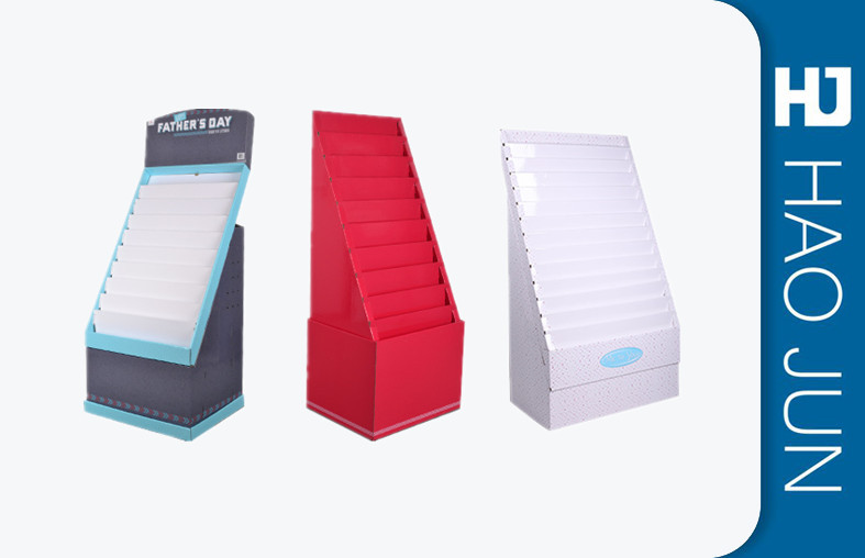 Luxury Beautiful Cardboard Display Stands For Medicine , Glossy Lamination