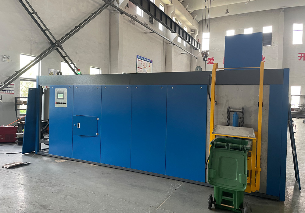 Integrated Making Food Waste Shredder Machine 1000 Daily Composting Capacity