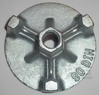 super plate D15, Гайка шарнирная, wing nut, flange nut, form-tie nut