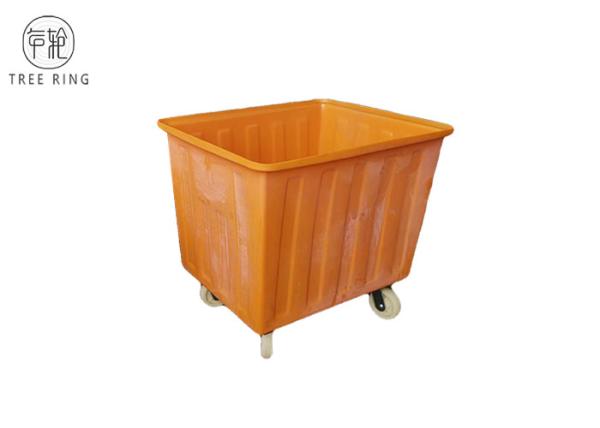 PE Industrial Strength Poly Box Truck Economical Utility Cart For Material