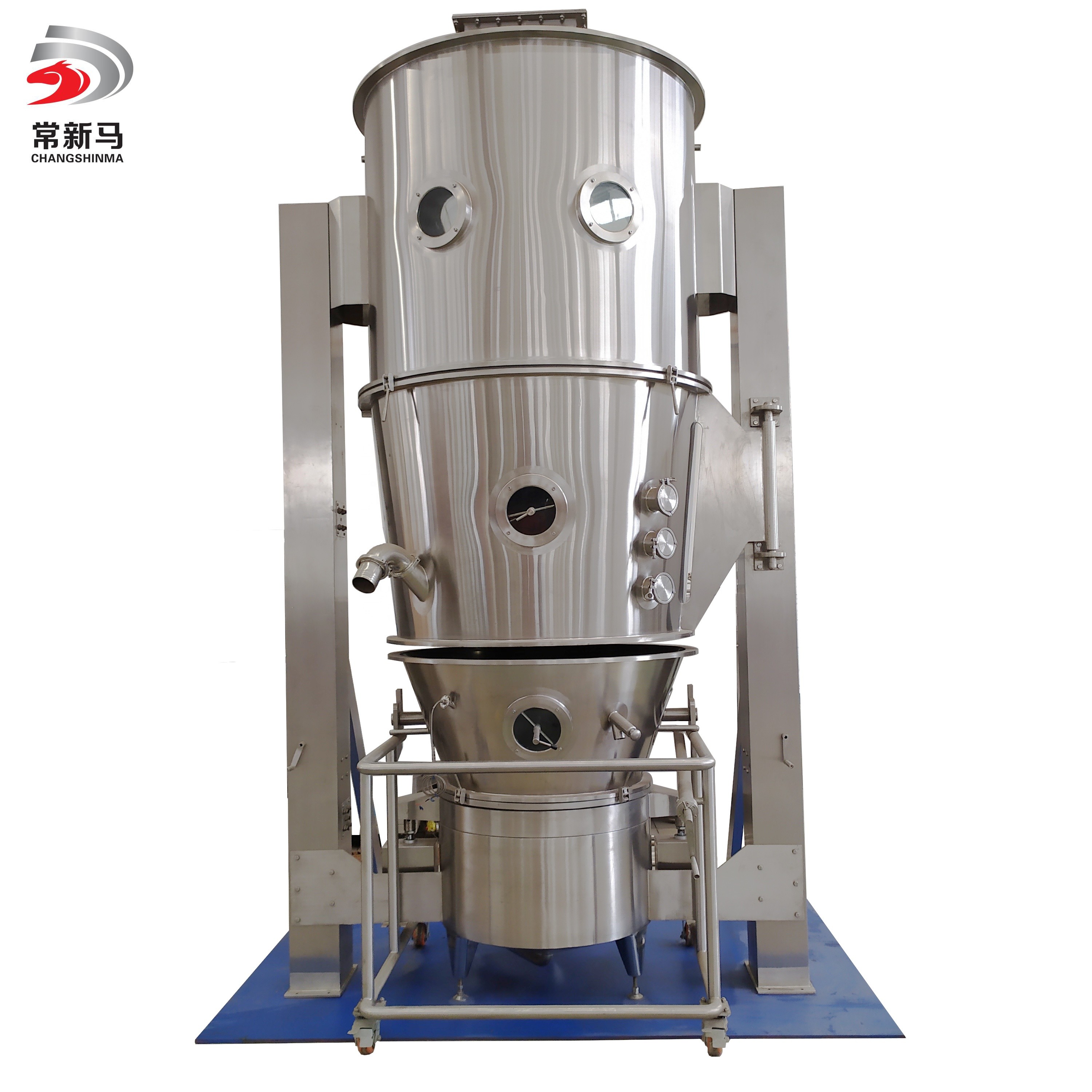 5Kg/Batch 15Kg/Batch Fluid Bed Dryer Granulator Laboratory Fluid Bed Dryer ISO9001