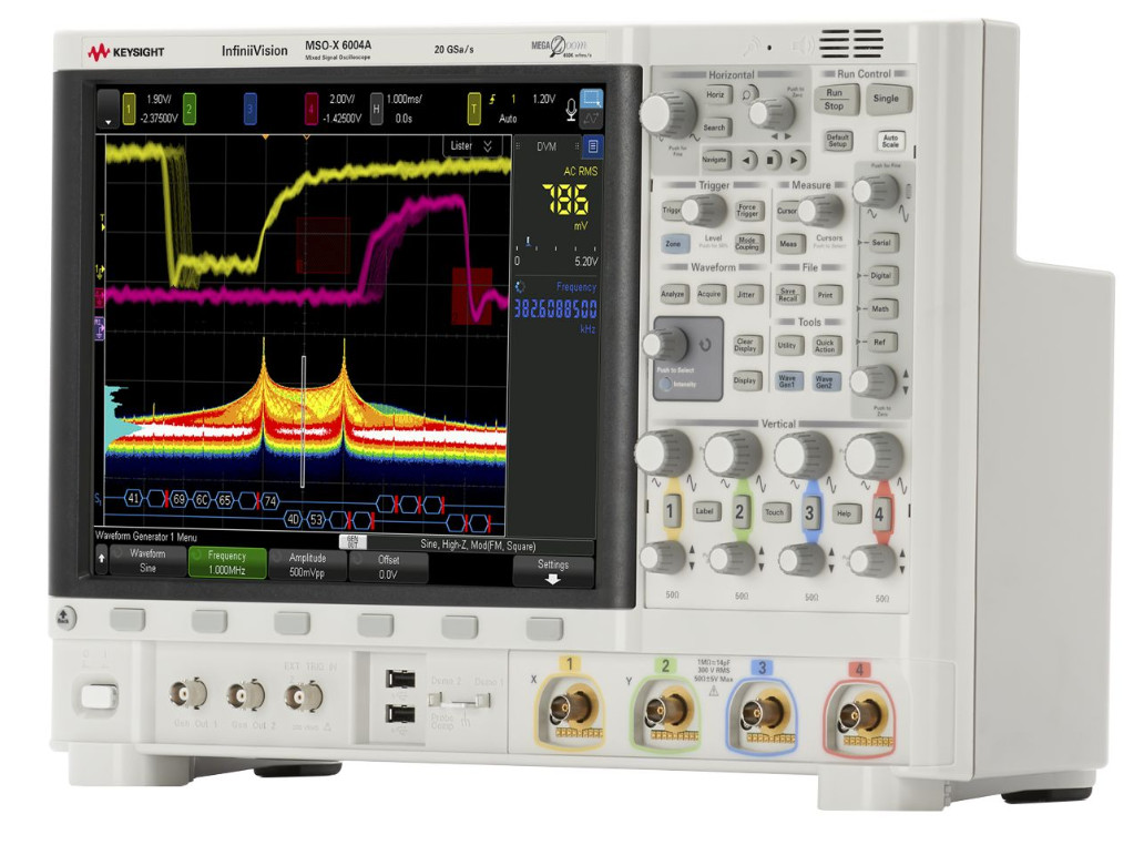 Infinium Agilent Keysight Mixed Signal Oscilloscope MSOX6004A 1-6Ghz 4 Analog Plus 16 Digital Channels