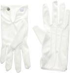 Police Costume White Leather Parade Gloves Breathable OEM