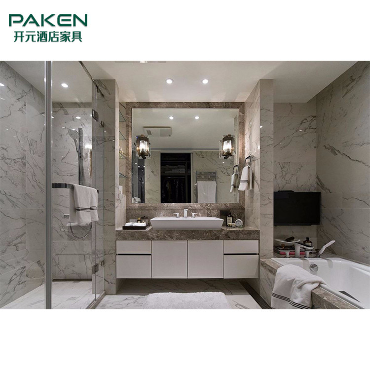 Customize Material Luxury Modern Villa Bathroom Furniture Set