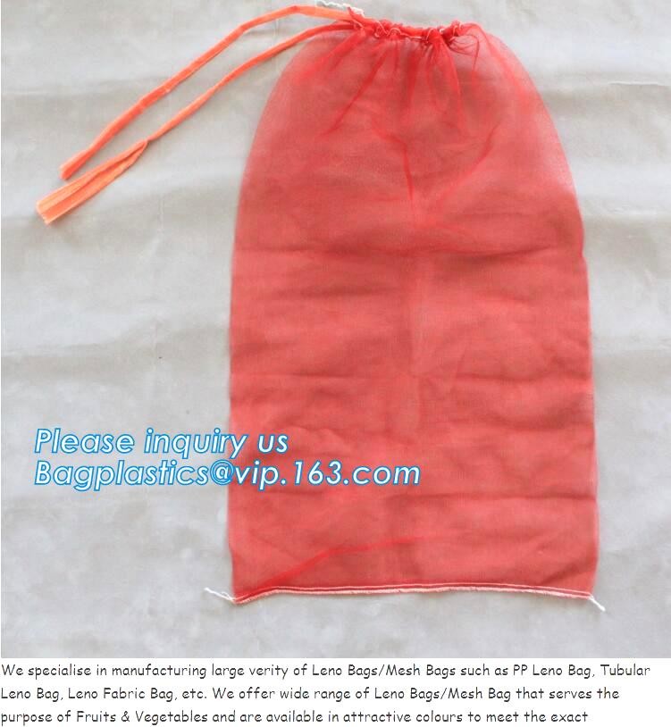 PE Knitted mesh bag and Raschel mesh bag,Factory Price Supply Plastic Pe Raschel Monifilament Date Mesh Net Bags, bageas