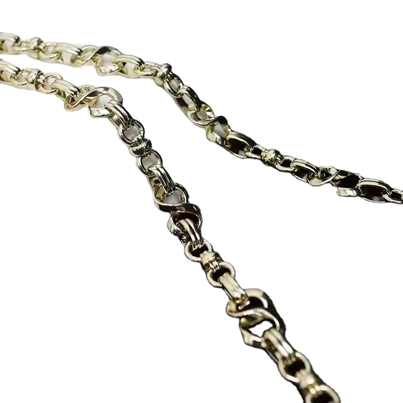 Versatile Silver Crossbody Antique Metal Chain Durable ISO9001