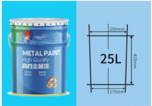 China 25L Chemical Metal Pail Bucket Spill Proof Airtight Lid For Safe Storage And Transport on sale