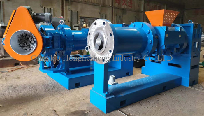 20L/D 75mm Cold Feed Rubber Extruder Machine EPDM Silicone Rubber Extruders