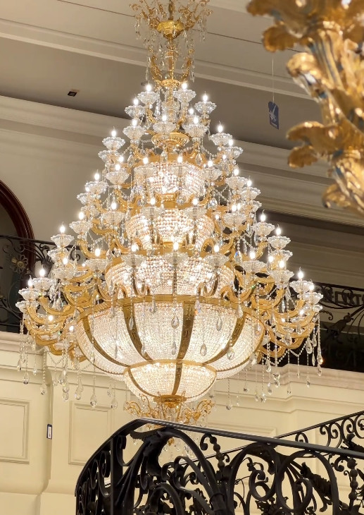 Customized Service Luxury Entryway Chandelier High End Foyer Chandeliers