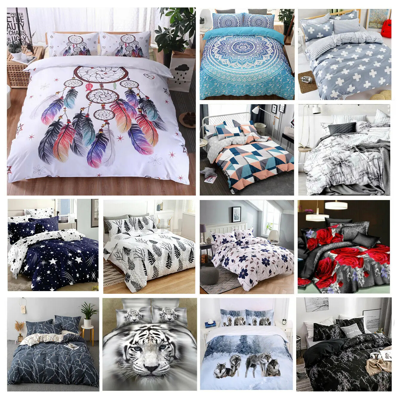 Customized Europe Style Luxury Duvet Designer Bedding Set for Comfortable Sleep