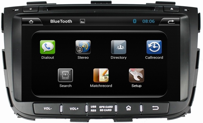 Ouchuangbo Pure Android 4.2 Auto DVD GPS Navi for Kia Sorento 2013 3G Wifi 1.6GHz Radio Player OCB-8050C