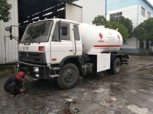 Buy cheap ASME 5t Propane Gas Tanker , 15cbm Dongfeng Propane Cylinder Truck product