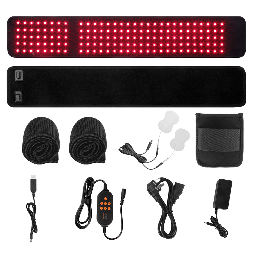 Red light 660nm 850nm hot pads physical therapy heating pad for pain relief period pain relief device