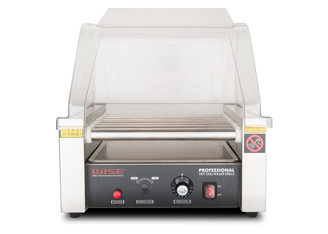 Snack Bar Equipment, Hot Dog Roller Grill with 7 Rollers 220V 1.05KW