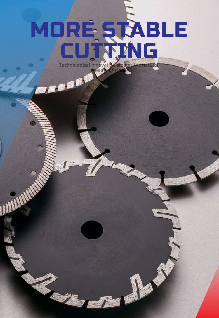 Stone Carving Hot Press Segmented Protection Teeth Cutting Disc for Fast Cutting