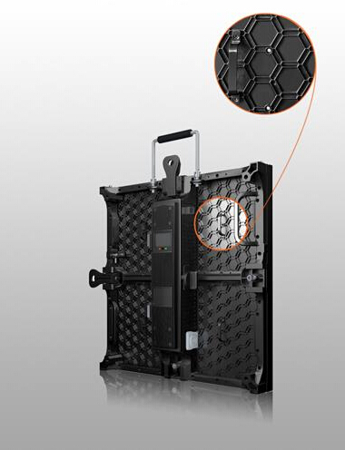 Sunrise P4.81 outdoor/indoor full color display for rent,cabinet Size500*1000*75mm