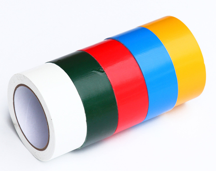 Red Self Adhesive PVC Tape 50mm For Communications Wiring