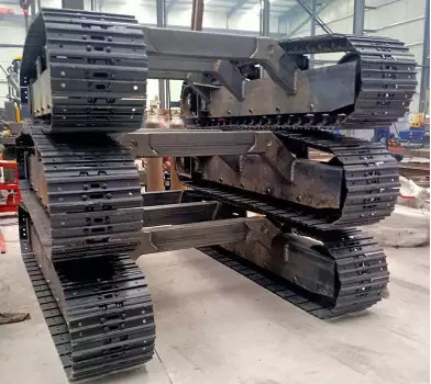 3 MT Industry Drilling Rigs' Crawler Track Undercarriage With Diesel Engine