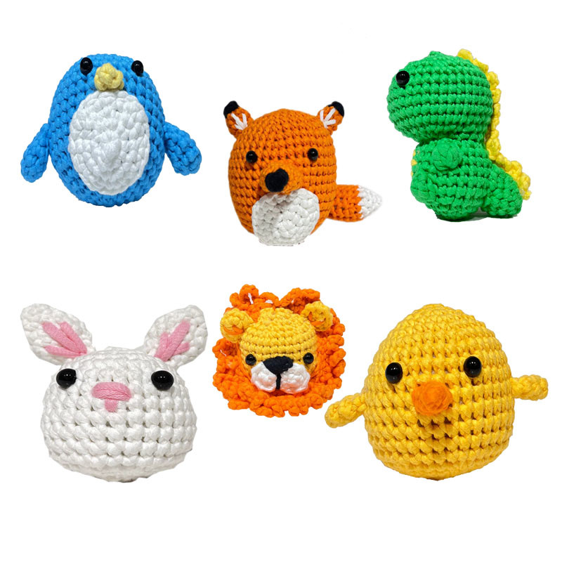 High quality seven craft cute tep-by-step crochet kit for beginners in this video