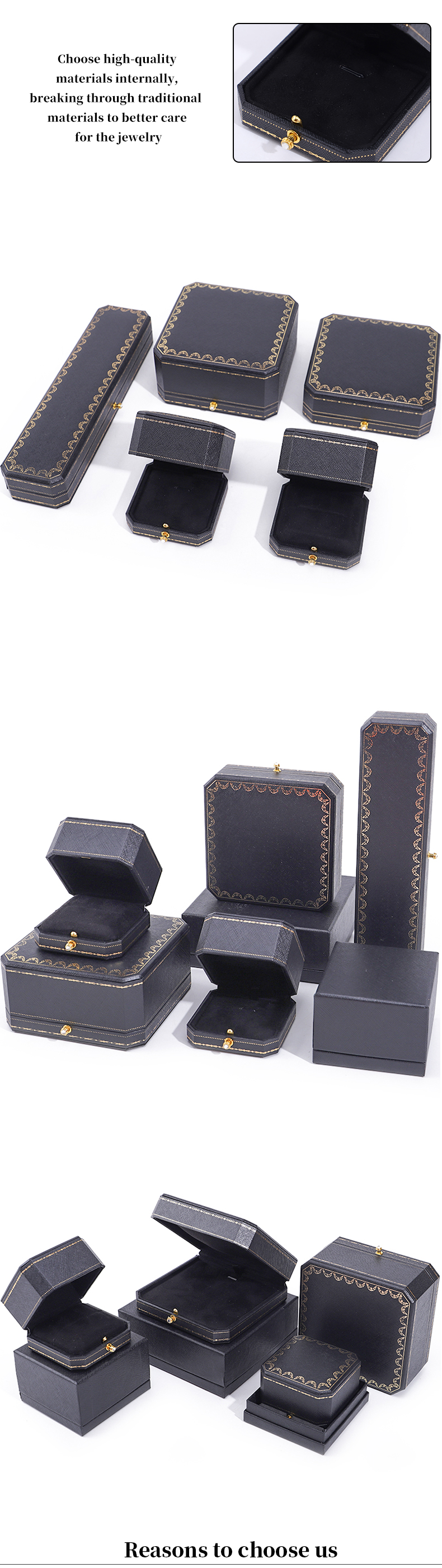 Luxury Bracelet Necklace Paper Jewelry Box , Custom Cardboard Jewelry Boxes Rectangle