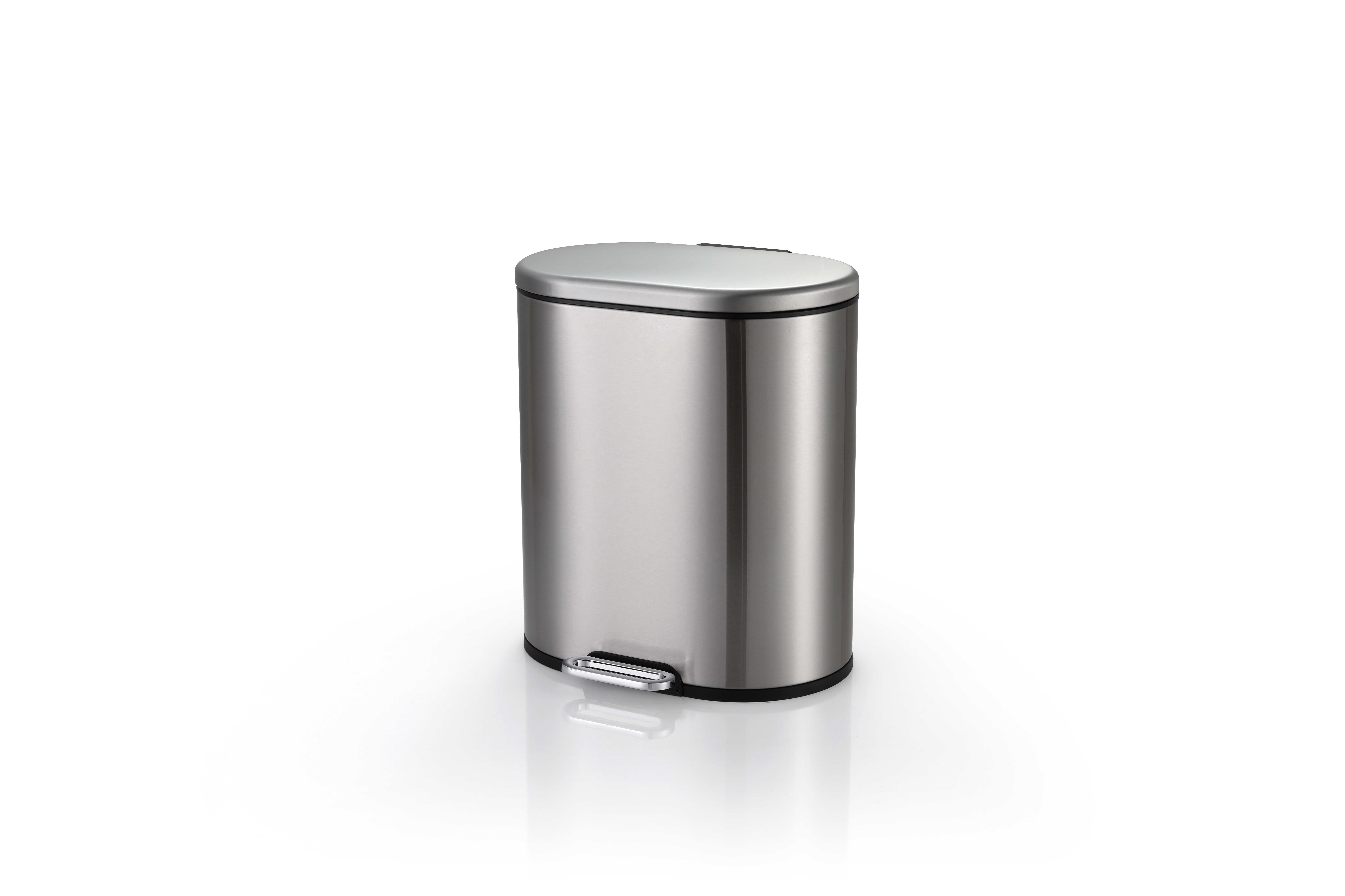 Anti Rust 3.17 Gallon Stainless Steel Step Trash Can