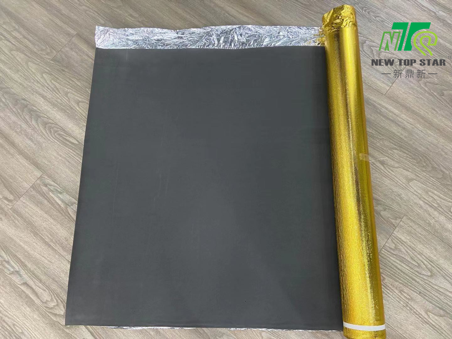 Premium Gold Wood Flooring Underlayment Eco Silent Sound Underlayment 3mm 110kg/m3