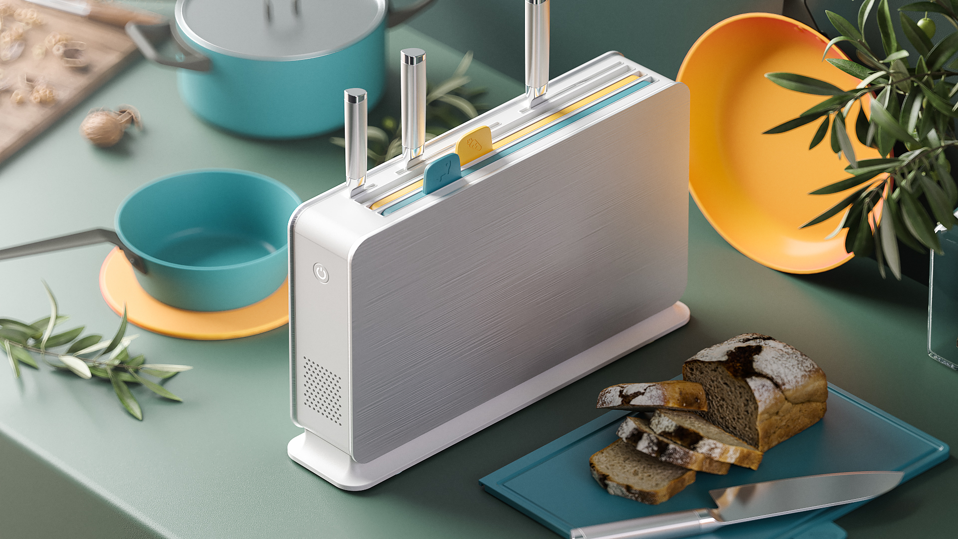 Knife And Chopping Board Sterilizer ABS Uv Cutting Board Sterilizer