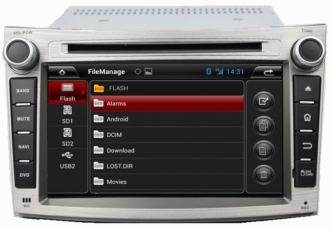 Ouchuangbo Car GPS Navi Radio Stereo Bluetooth 3G Wifi Subaru Legacy /outback 2009-2012 Android 4.2 DVD OCB-7065C