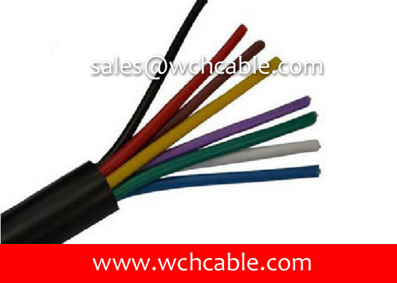 UL PVC Cable, AWM Style UL2662 18AWG 8C VW-1 105°C 600V, PVC / PVC