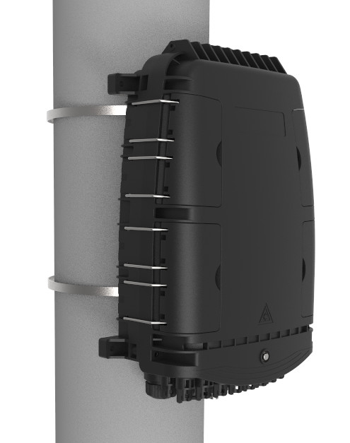 Pre-connectorized Optical Fiber Distribution Box GFS-16Q-3IP68 144F 378*255*116mm 16 household aerial/wall/pole -mounted