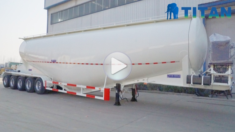 TITAN 5 Axle 60 CBM Dry Bulk Cement Tanker Trailer for Sale