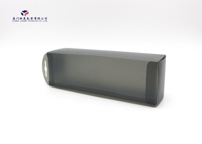 Opaque PP Matte Grey Color Hard Plastic Box Packaging High Impact Resistant 26cm Height