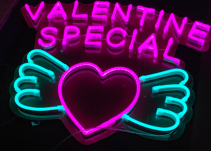 Valentine special custom neon sign Super Bright Neon Flexible Lights for lover Couples