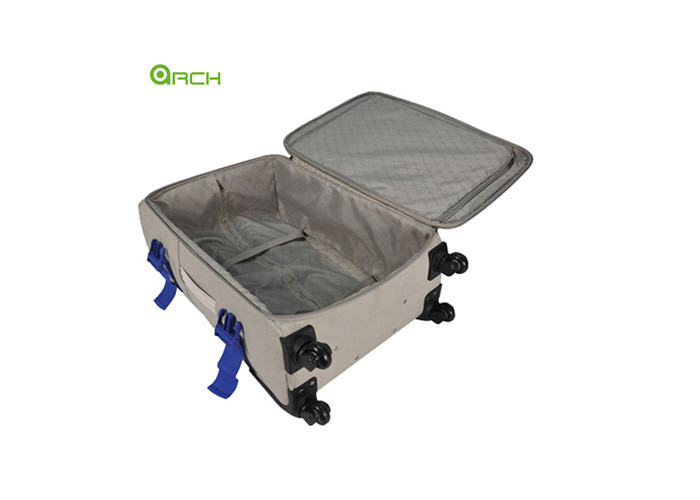 Canvas Internal Trolley Soft Sided Luggage With Spinner Wheels