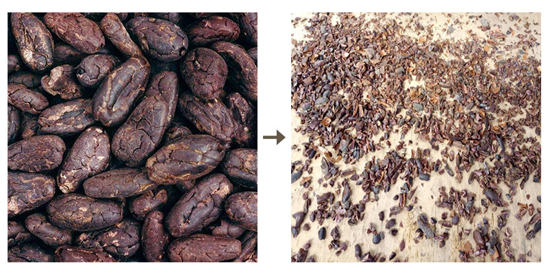 AKT Bean To Bar Chocolate Machine 400kg H Cocoa Powder Processing Machine