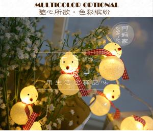 China Christmas Snowman String Lights, 40 LED Xmas Decorations String Lighted for Indoor, AAA Battery Operated(White) on sale