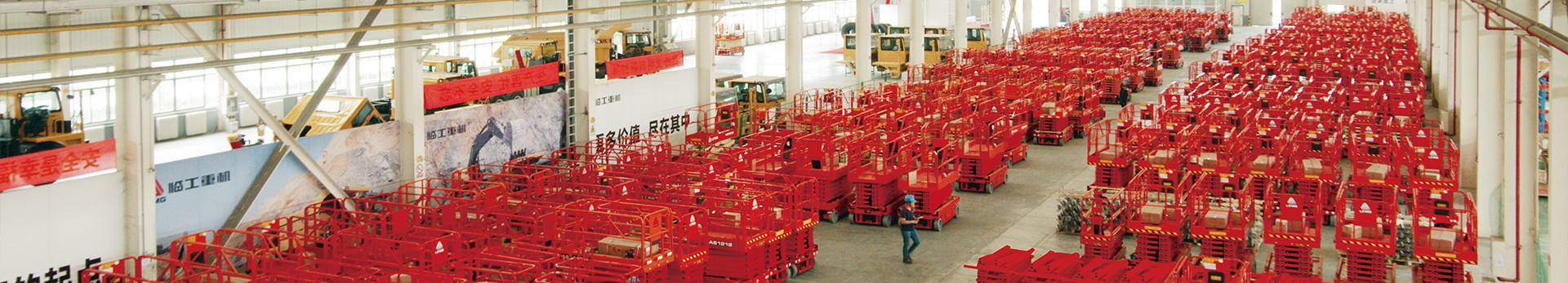25ft Height Lift Safety Single Man Electric Scissor Lift , Motorized Scissor Lift