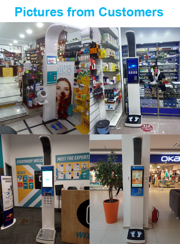 Digital Body Balance Coin and Paper Money Operated Height Weight Scale With Coin Or Bill Acceptor