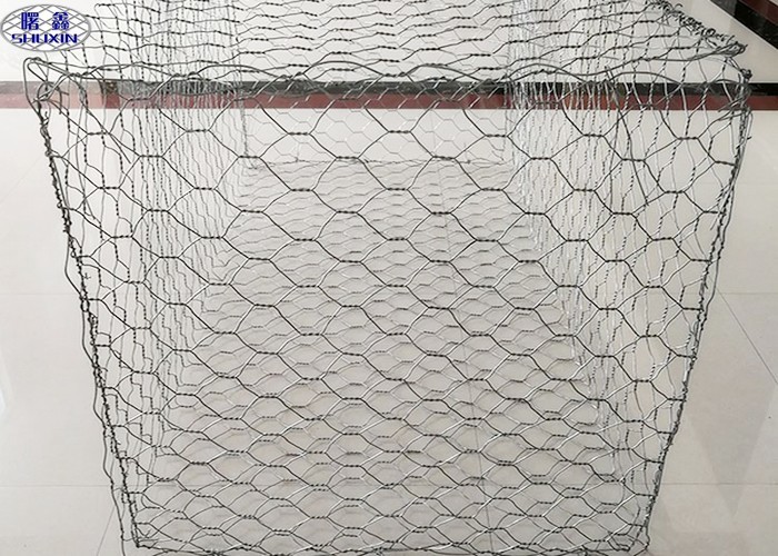 Protect Ecological Environment Hexagonal Gabion Basket 4.0mm Heavy Galvanized