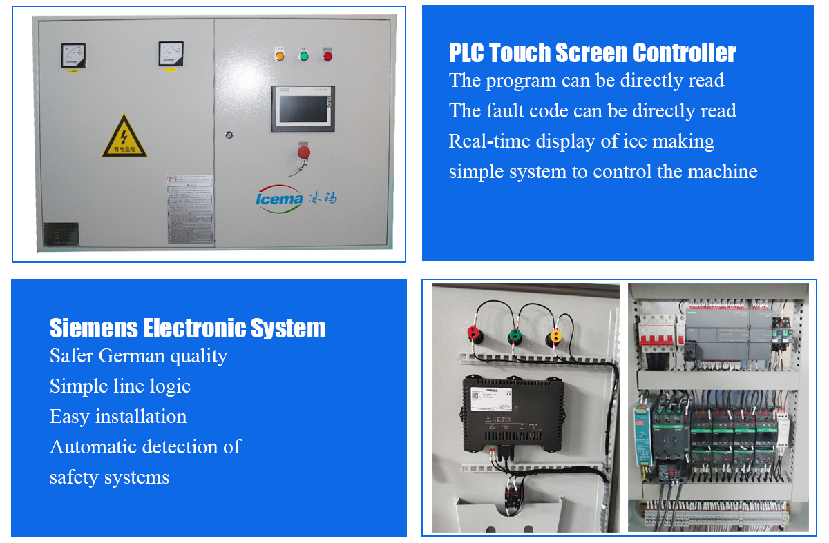 Long Service Life Industrial Ice Block Making Machine for Fishery Ice Production