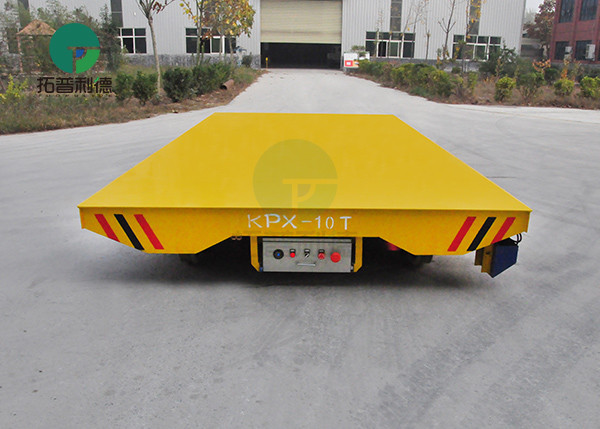 Battery Operated Heavy Load Steerable Material Transfer Cart For Dies