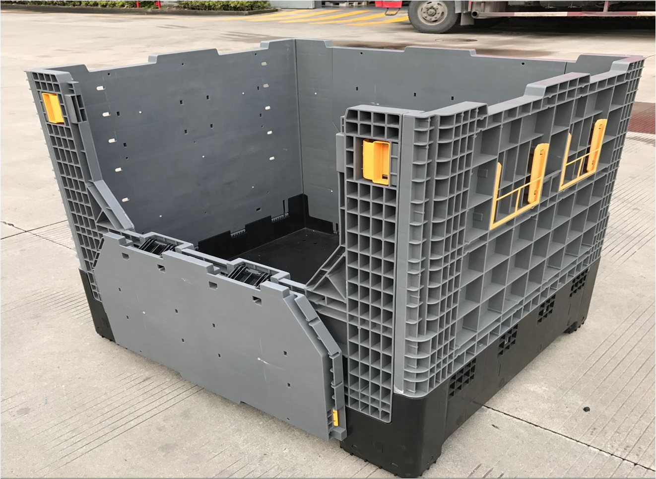 1200*1000*1000mm heavy duty collapsible container/ pallet boxes/plastic storage box