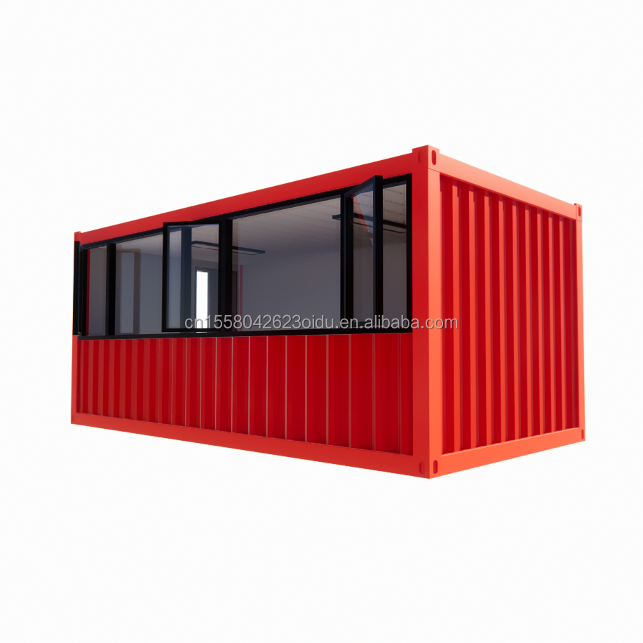 Prefab Kit Set Modular Cabins Container Homes 20ft or 40ft Steel Frame Galvanized Steel Bending 180g for Kitset Building